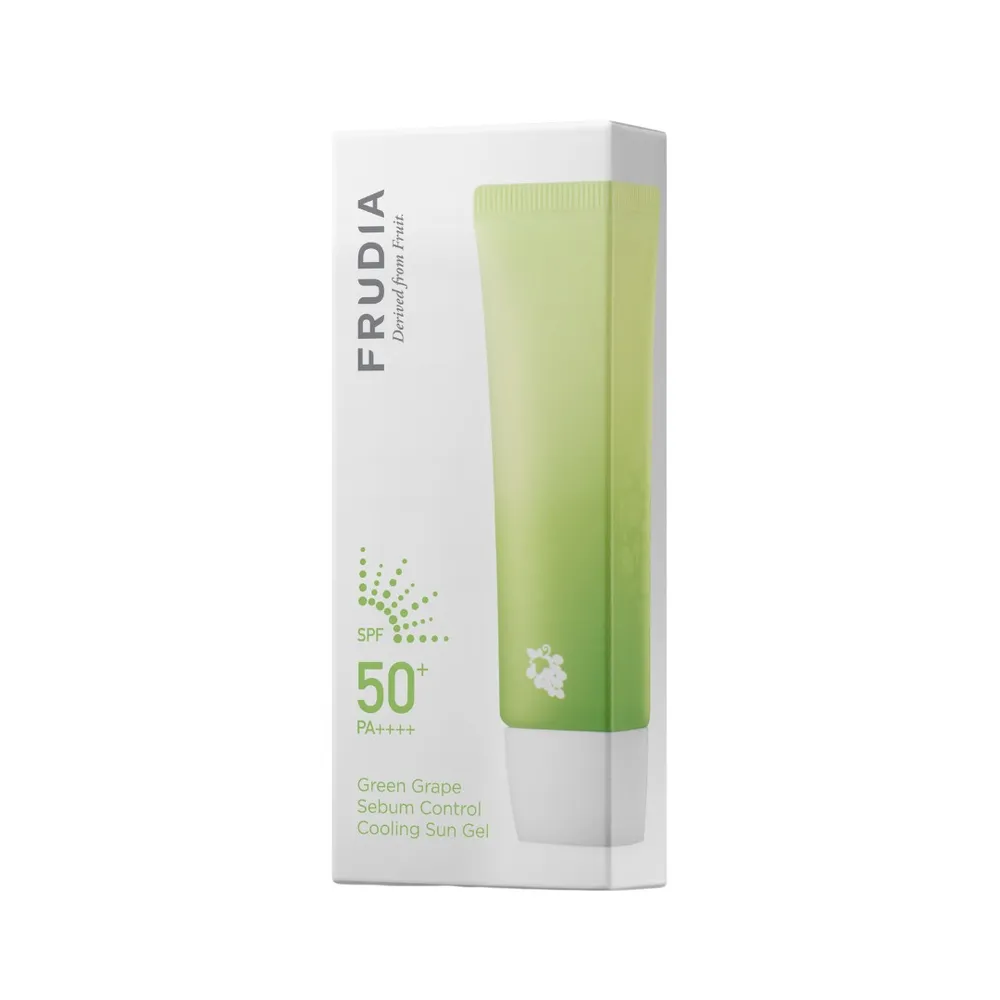 FRUDIA Green Grape Sebum Control Cooling Sun Gel SPF50+ PA++++ 50g