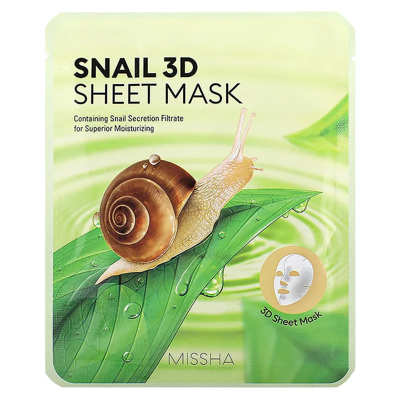 MISSHA Snail 3D Sheet Mask 23g