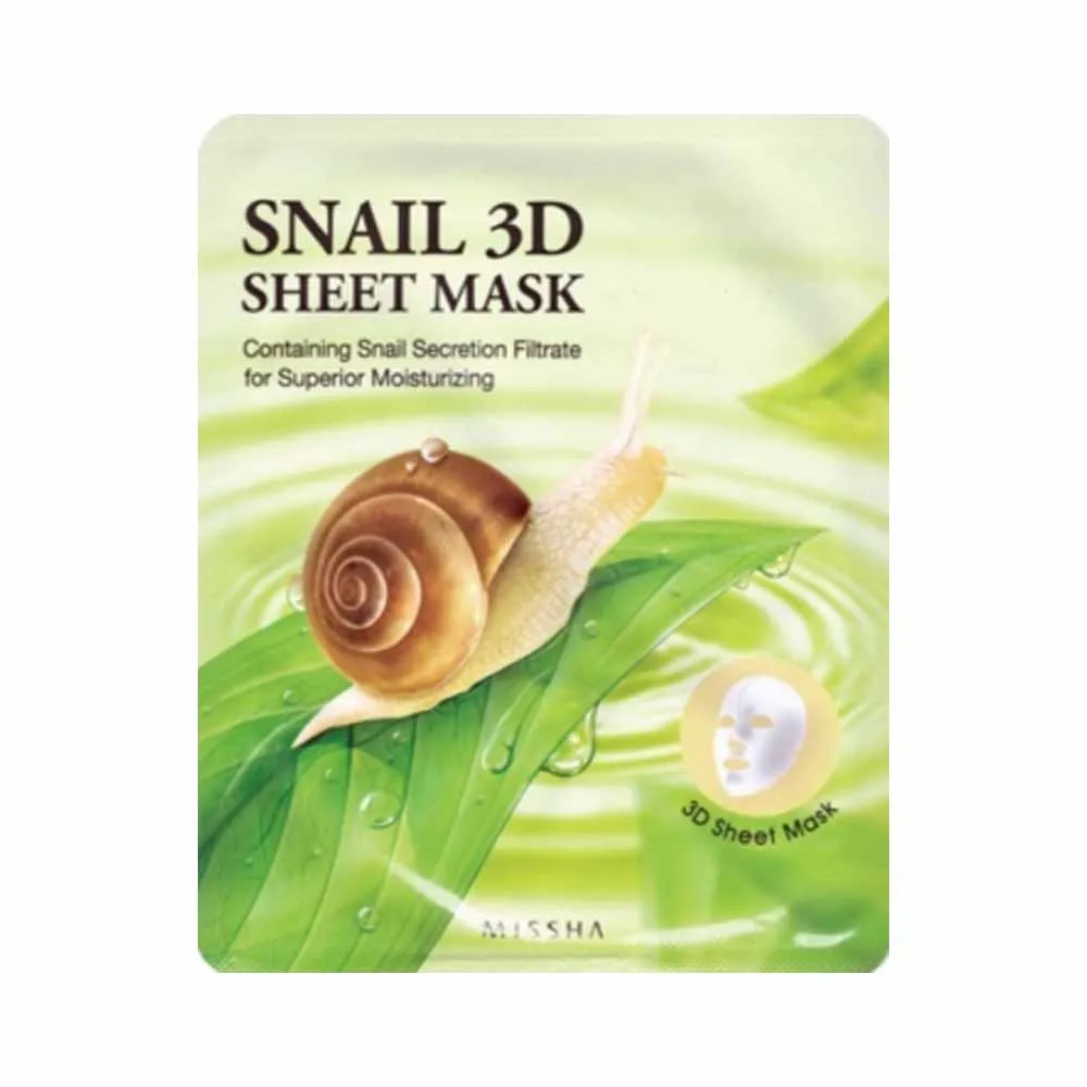 MISSHA Snail 3D Sheet Mask 23g