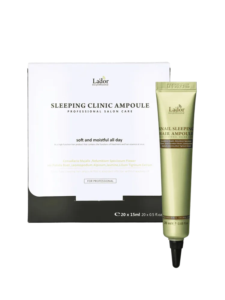 LADOR Snail Sleeping Hair Ampoule 20x20ml