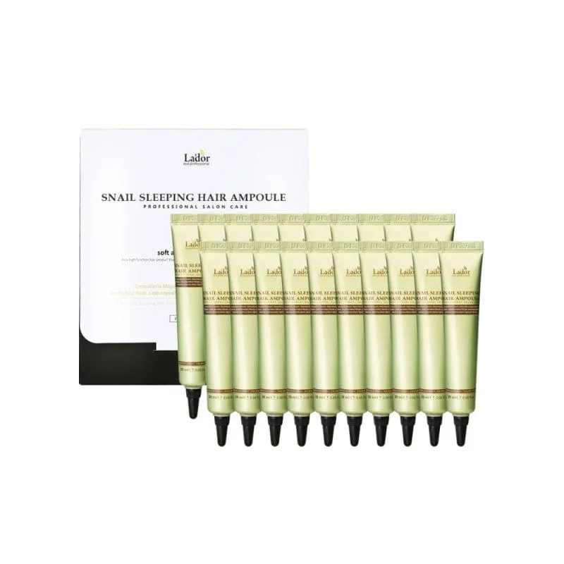 LADOR Snail Sleeping Hair Ampoule 20x20ml