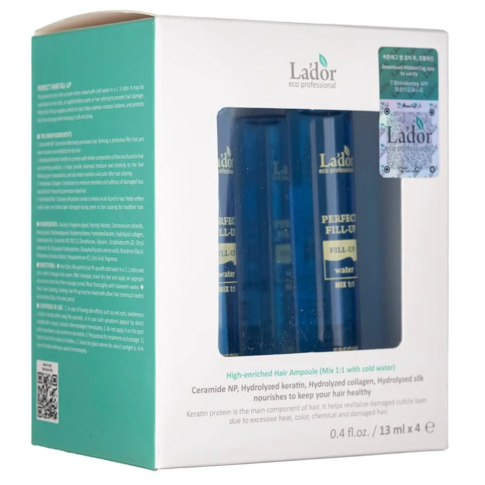 LADOR Perfect Hair Fill-Up 4x13ml