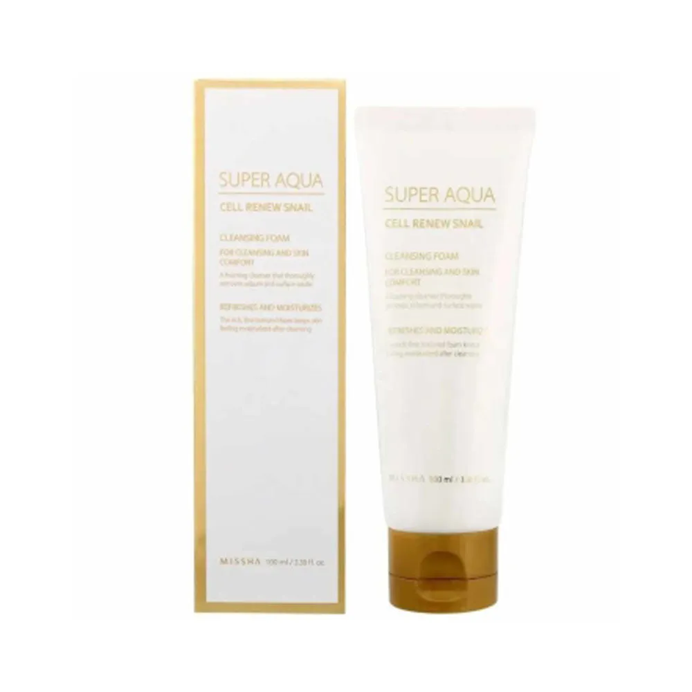 MISSHA Super Aqua Cell Renew Snail Cleansing Foam 100ml