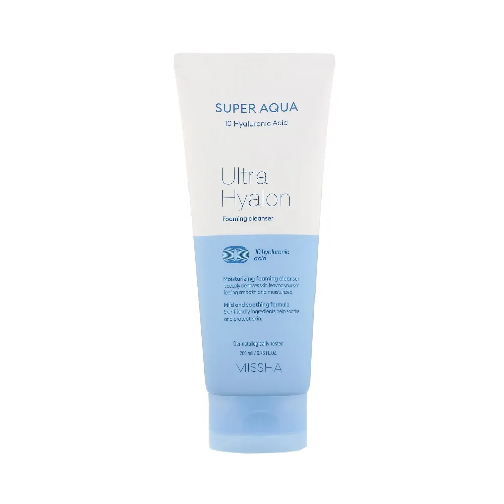 MISSHA Super Aqua Ultra Hyalron Cleansing Foam 200ml