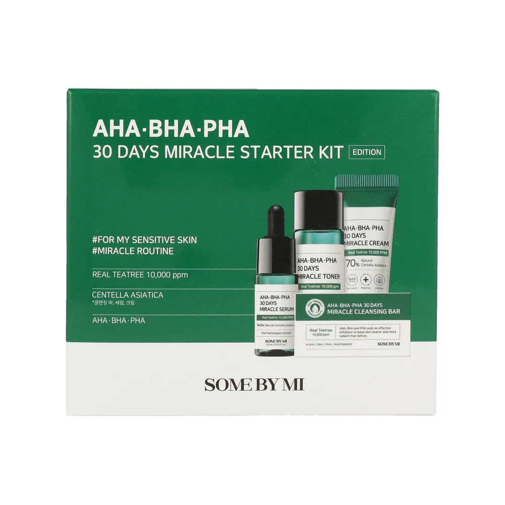 SOME BY MI AHA-BHA-PHA 30 Days Miracle Starter Kit 30g + 30ml + 10ml + 20g