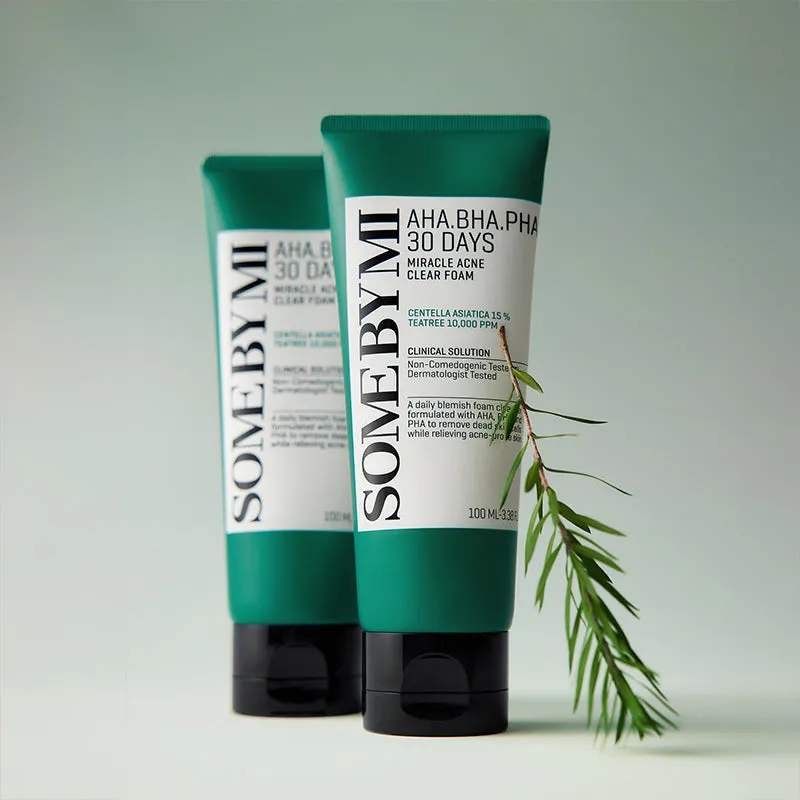 SOME BY MI AHA-BHA-PHA 30 Days Miracle Acne Clear Foam 100ml