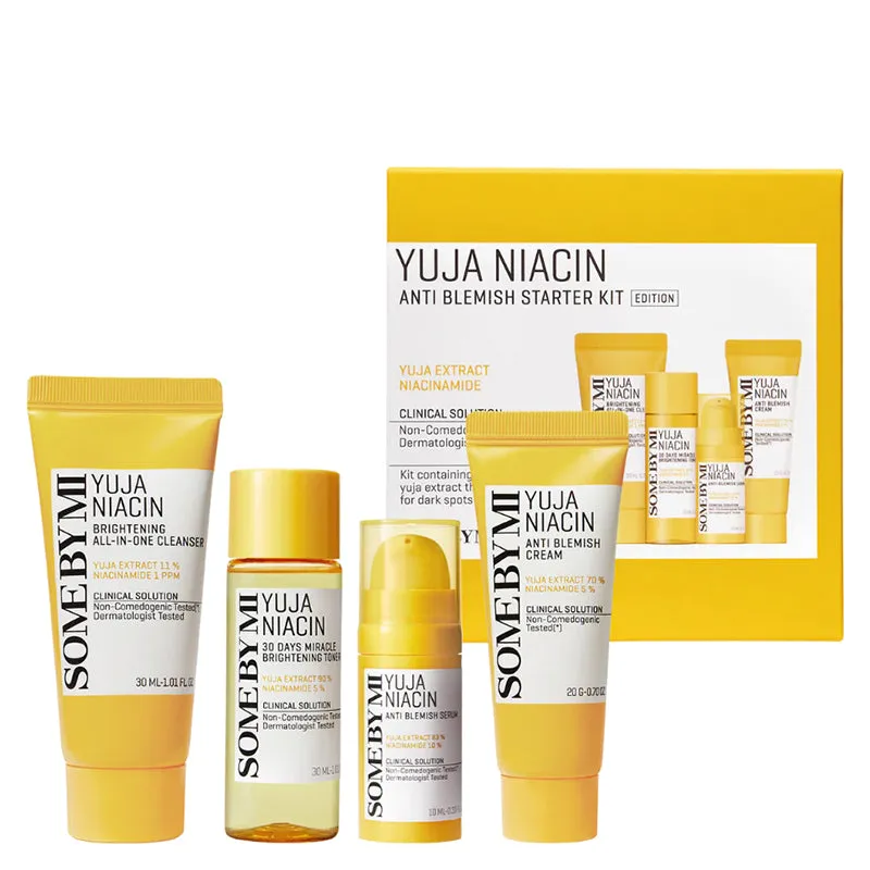 SOME BY MI Yuja Niacin Anti Blemish Starter Kit 30ml + 30ml + 10ml + 20g