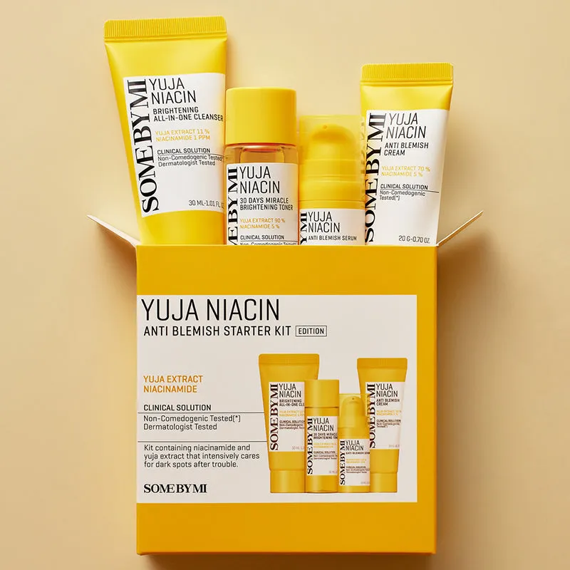 SOME BY MI Yuja Niacin Anti Blemish Starter Kit 30ml + 30ml + 10ml + 20g