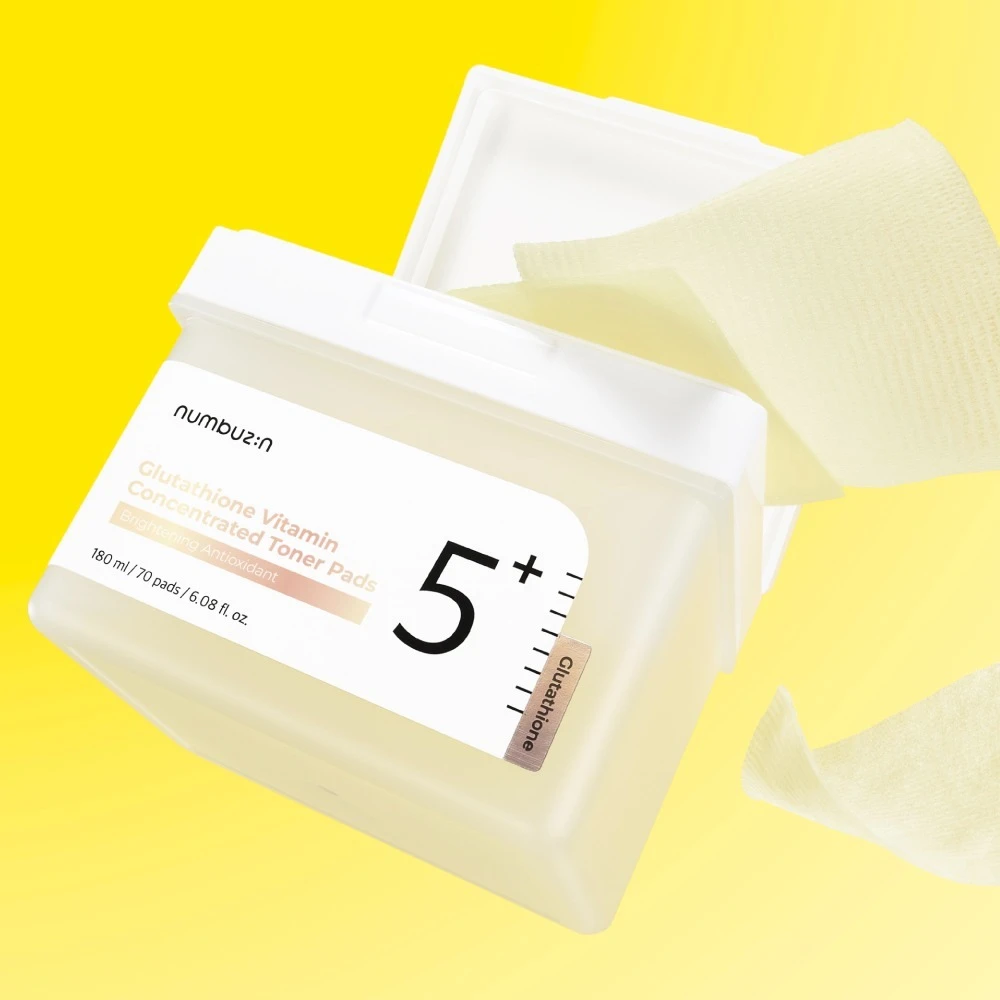 numbuzin No.5 Vitamin-Niacinamide Concentrated Toner Pads 180ml