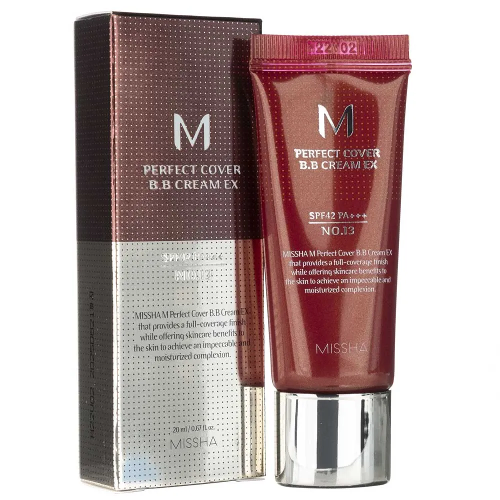 MISSHA M Perfect Cover BB Cream EX SPF42/PA+++ 20ml Nº 13 Bright Beige