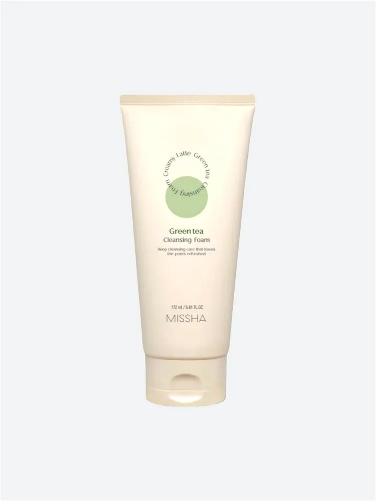 MISSHA Creamy Latte Cleansing Foam Green Tea 172ml